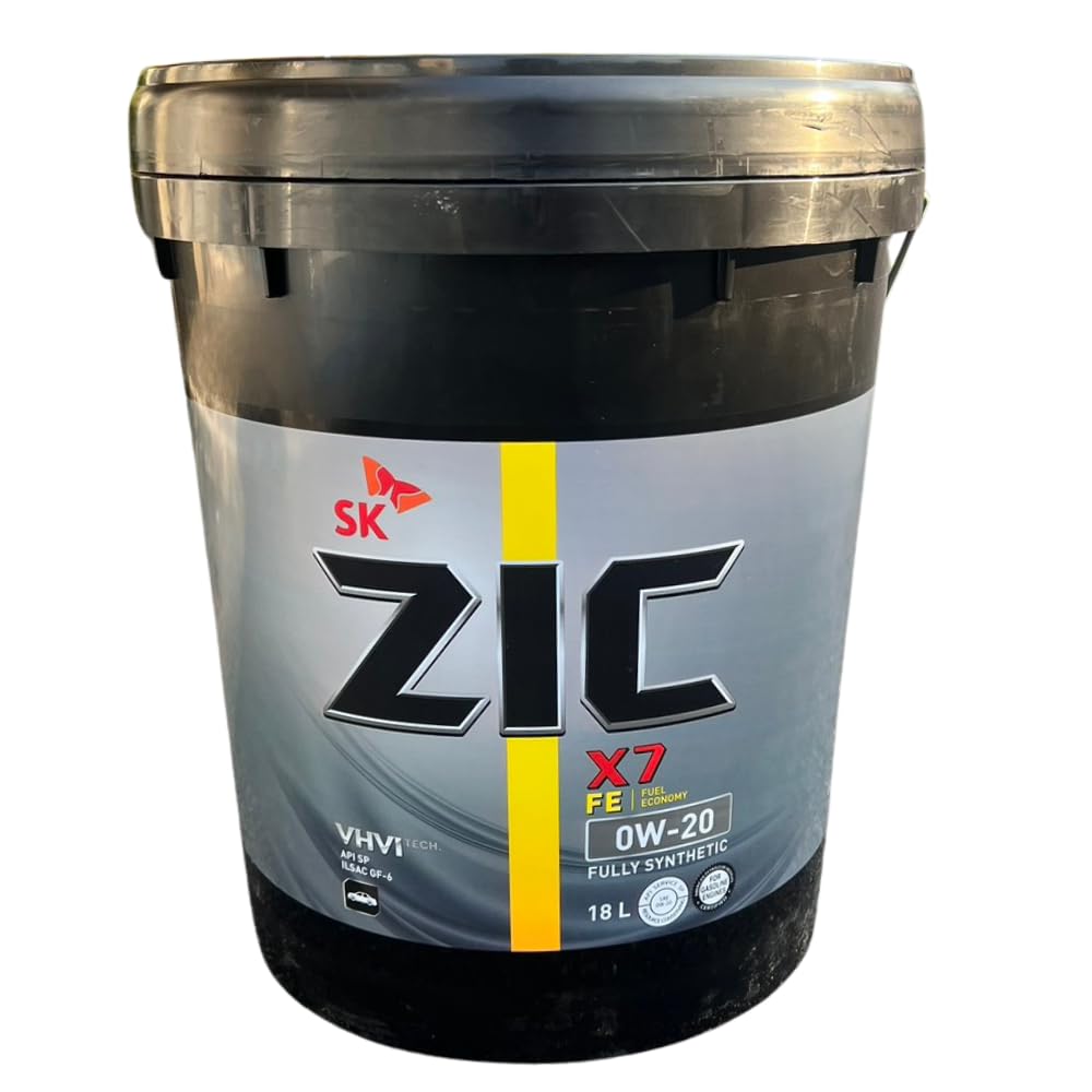 SK ZIC X7 FE 0W-20 全合成油 18L Amazon | ZIC X7 FE 0W-20 全合成エンジンオイル 18L ペール缶 API SP